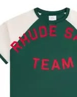 RHUDE panelled team T-shirt