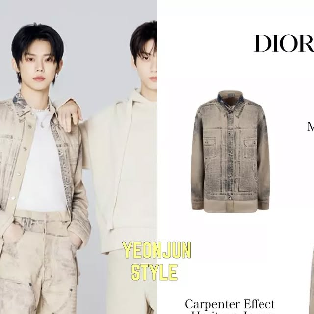 YEONJUNのDiorワークウェアルック