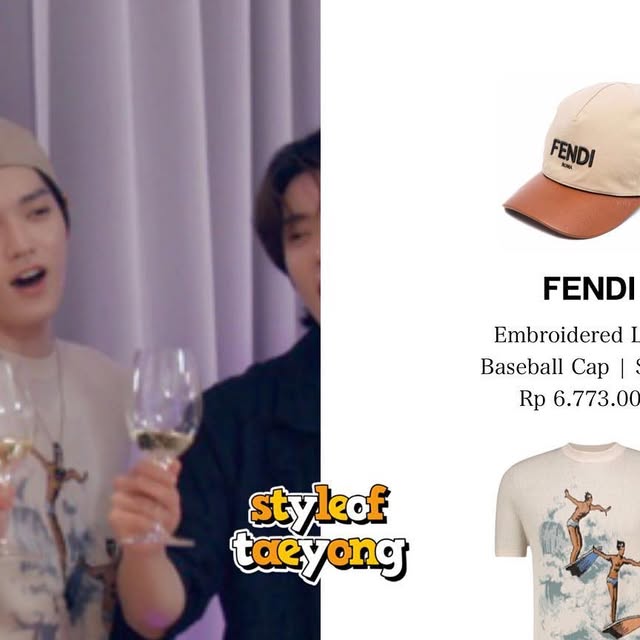 FENDIキャップの着用スナップ