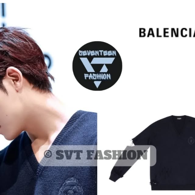 MingyuのBalenciaga黒ニット候補